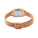 Logues Quartz Analogue Green Dial Rose Mesh Strap Watch For Women (3)