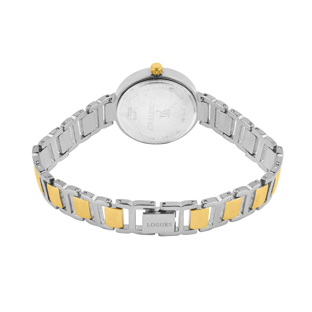 Logues Quartz Analogue Silver Dial Steel Metal Strap Watch For Women (3)