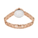 Logues Quartz Analogue Blue Dial Rose Metal Strap Watch For Women (3)