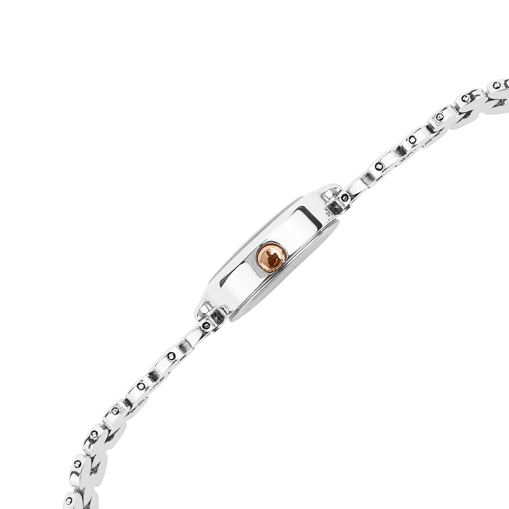 Logues Quartz Analogue Grey Dial Rose Two Tone Metal Strap Watch For Women (4)
