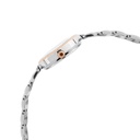 Logues Quartz Analogue Silver Dial Rose Two Tone Metal Strap Watch For Women (4)