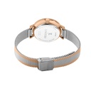 Logues Quartz Analogue Black Dial Rose Mesh Strap Watch For Women (3)