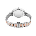 Logues Quartz Analogue Silver Dial Rose Two Tone Metal Strap Watch For Women (3)