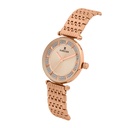 Logues Quartz Analogue Rose Dial Rose Metal Strap Watch For Women (2)