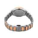 Logues Quartz Analogue Silver Dial Rose Two Tone Metal Strap Watch For Women (3)