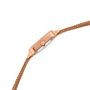 Logues Quartz Analogue Silver Dial Rose Mesh Strap Watch For Women (4)