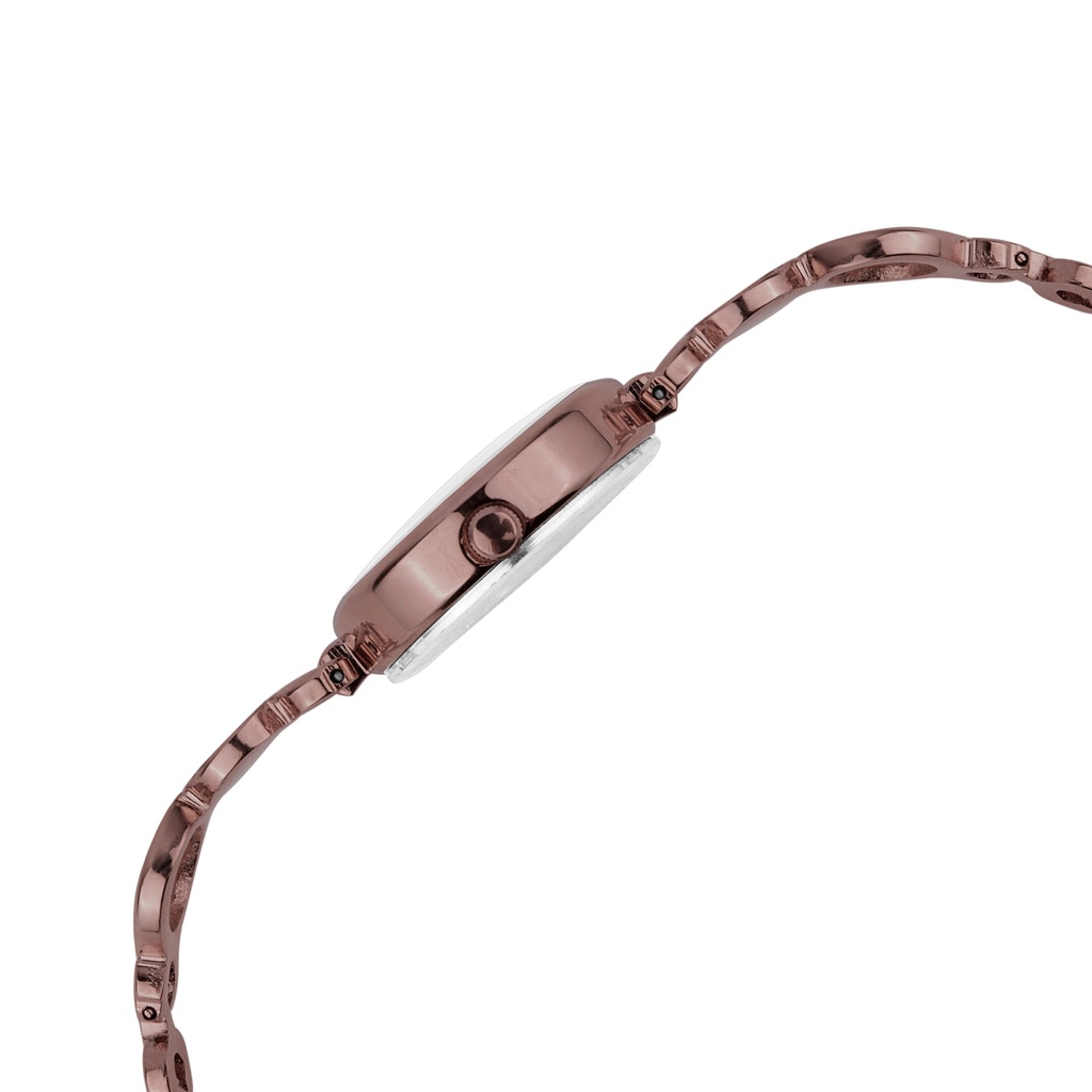 Logues Quartz Analogue Brown Dial Brown Metal Strap Watch For Women (4)