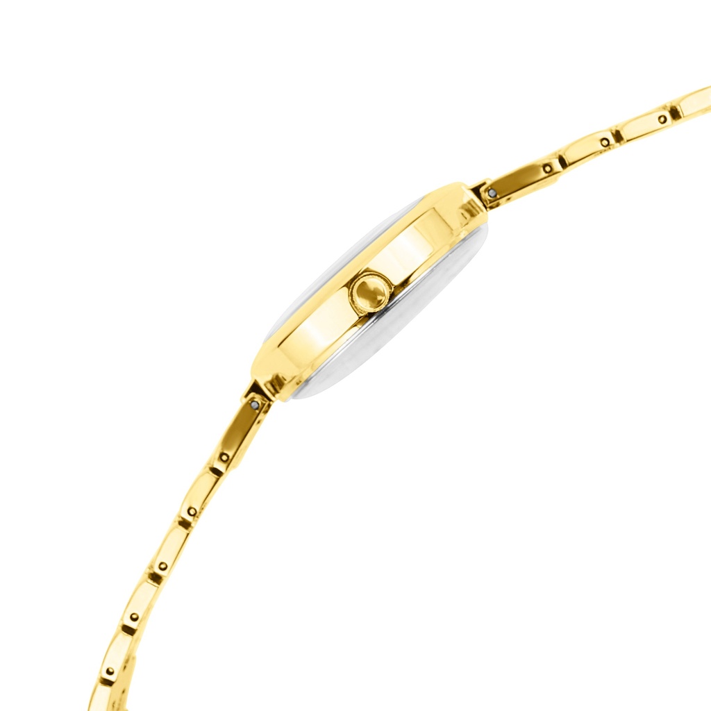 Logues Quartz Analogue Green Dial Gold Metal Strap Watch For Women (4)