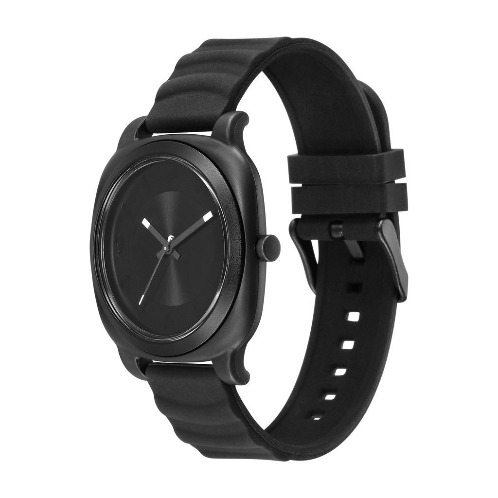 Fastrack Hype All Black Quartz Analog Black Dial With Black Silicone Strap Watch For Unisex (3)