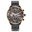 Titan Maritime Anthracite Dial Quartz Multifunction Stainless Steel Strap watch for Men