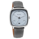 Titan Quartz Analog with Date Anthracite Dial Leather Strap Watch for Men