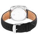 Titan Neo Curve Quartz Analog with Date Anthracite Dial Black Leather Strap Watch for Men