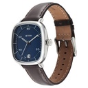 Titan Neo Curve Quartz Analog with Date With Date Blue Dial Brown Leather Strap Watch for Men