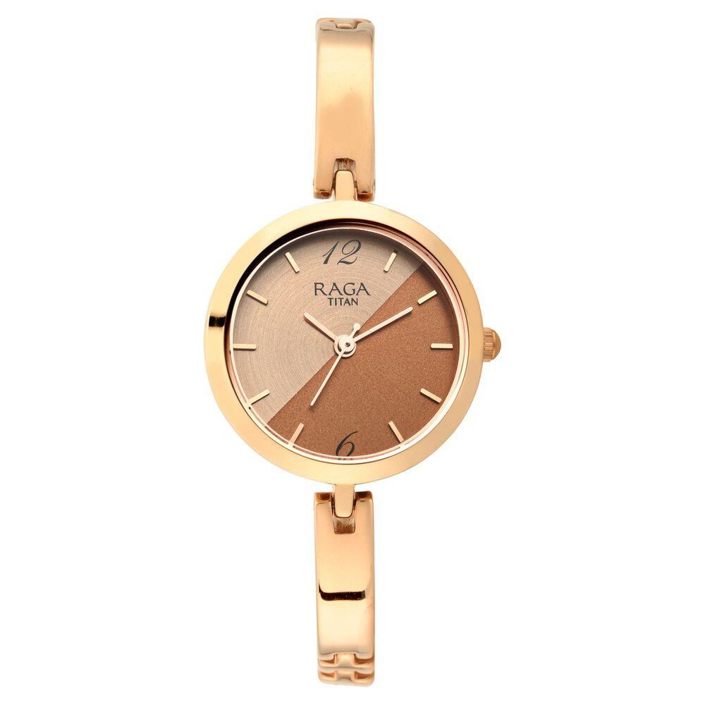 Titan Raga Viva Bicolour Dial Women Watch With Metal Strap