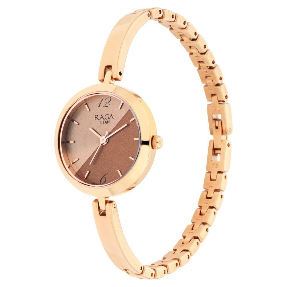 Titan Raga Viva Bicolour Dial Women Watch With Metal Strap