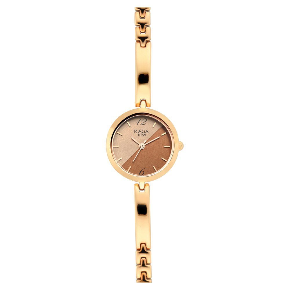 Titan Raga Viva Bicolour Dial Women Watch With Metal Strap