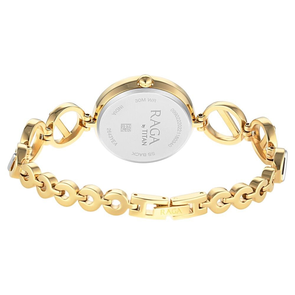 Titan Raga Viva Silver Dial Women Watch With Metal Strap