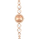Titan Raga Viva Rose Gold Dial Women Watch With Metal Strap