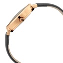 Titan Women's Regal: Roman Numeral Black Dial & Leather Strap Watch