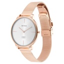 Titan Edge Slim Stainless Steel Strap White Dial Analog Watch for Women