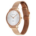 Titan Edge Slim Stainless Steel Strap White Dial Analog Watch for Women