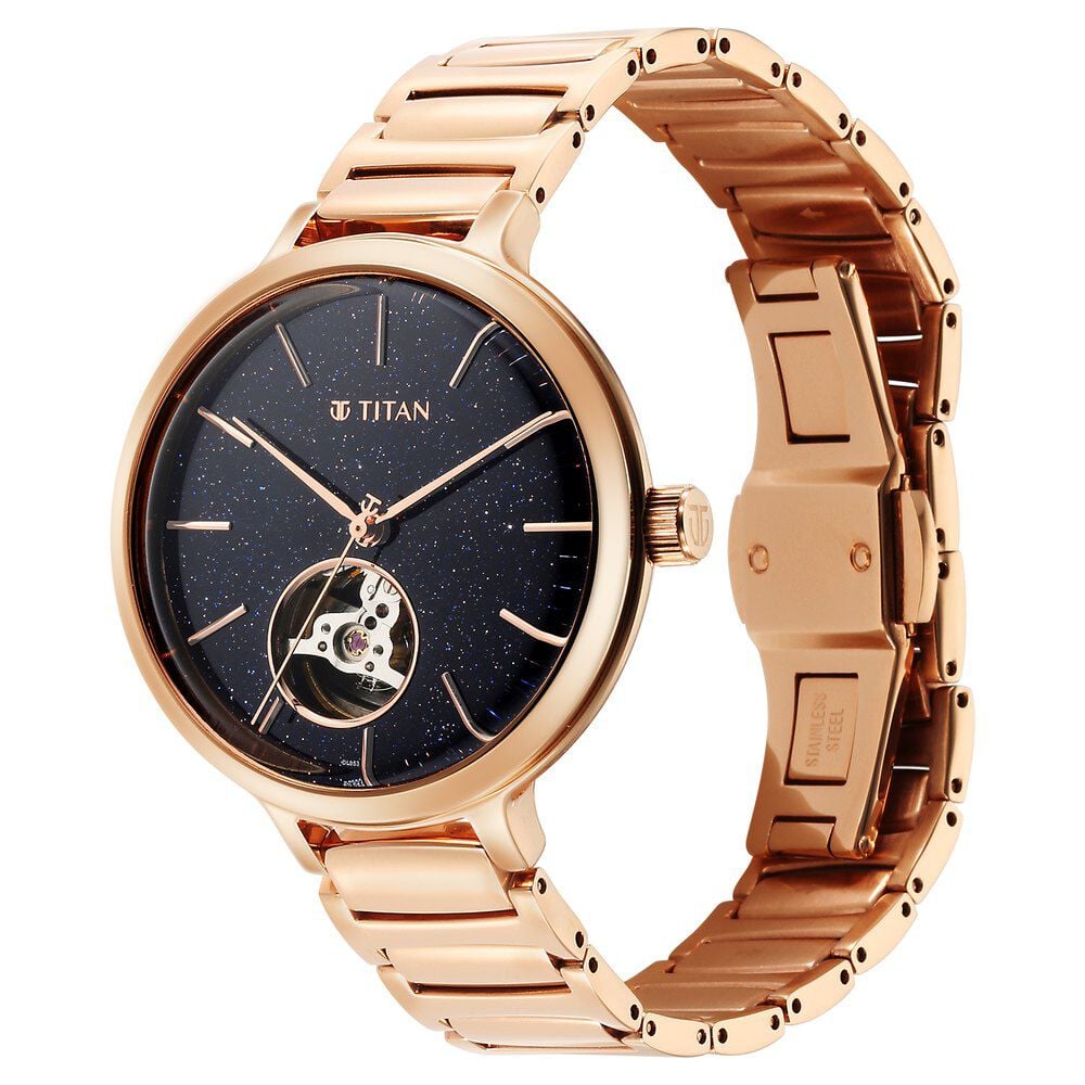 Aventurine Automatic Blue Dial Automatic Watch for Women