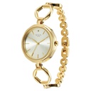 Titan Raga Viva Golden Dial Quartz Analog with Date Metal Strap Watch for Women