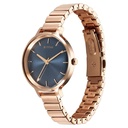 Titan Secluded Quartz Analog Blue Dial Metal Strap Watch For Women