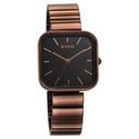 Titan Purple Stackables Quartz Analog Black Dial Stainless Steel Strap Watch for Women