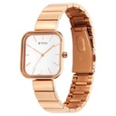 Titan Purple Stackables Quartz Analog White Dial Stainless Steel Strap Watch for Women