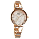 Titan Raga Ascend Quartz Analog Mother Of Pearl Dial With Two Toned Color Metal Strap Watch For Women