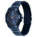 Titan Classic Slim Quartz Analog with Date Blue Dial Stainless Steel Strap Watch for Men