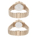 Titan Bandhan Rose Gold Dial Analog with Date Stainless Steel Strap watch for Couple