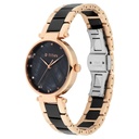 Titan Quartz Analog Black Dial Ceramic Strap Watch for Women