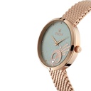 Titan Stellar Black Dial Analog Stainless Steel Strap watch for Women