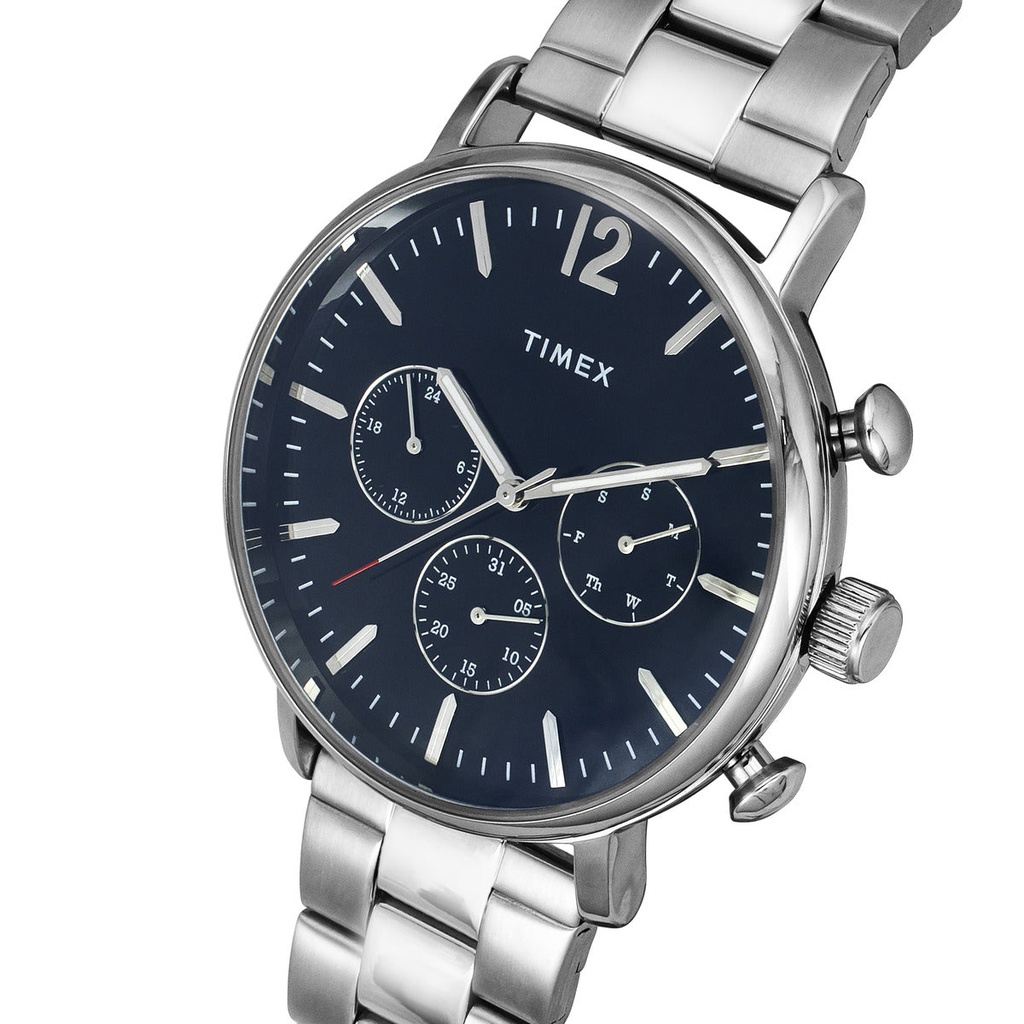 Timex Fashion Men's Black Dial Round Case Multifunction Function Watch -TWEG20011
