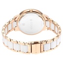Titan Purple Ceramics MOP Dial Analog Steel and Ceramic Strap Watch for Women