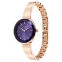 Titan Raga Showstopper Quartz Analog Purple Dial Metal Strap Watch for Women