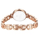 Titan Raga Showstopper Quartz Analog Rose Gold Dial Metal Strap Watch For Women