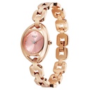 Titan Raga Showstopper Quartz Analog Pink Dial Metal Strap Watch For Women