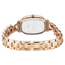 Titan Raga Showstopper Quartz Analog Rose Gold Dial Metal Strap Watch For Women