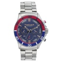 Fastrack Big Time Quartz Chronograph Black Dial Stainless Steel Strap Watch for Guys