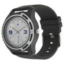 Fastrack Quartz Analog Silver Dial Plastic Strap Watch for Guys
