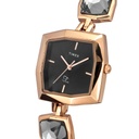 Timex Fria Women Black Square Analog Watch - TWEL16100