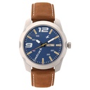 Fastrack Quartz Analog Black Dial Leather Strap Watch for Guys