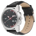 Fastrack Loopholes Quartz Analog Grey Dial Leather Strap Watch for Guys