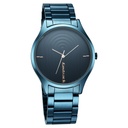 Fastrack Style Up Quartz Analog Blue Dial Stainless Steel Strap Watch for Guys