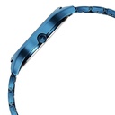 Fastrack Style Up Quartz Analog Blue Dial Stainless Steel Strap Watch for Guys
