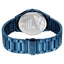 Fastrack Style Up Quartz Analog Blue Dial Stainless Steel Strap Watch for Guys