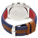 Fastrack Quartz Analog White Dial Leather Strap Watch for Guys